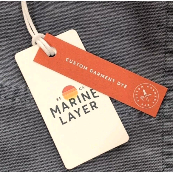 Marine Layer Saturday Short Men's XL Vintage Indigo Blue Drawstring NEW NWT $84 - Picture 12 of 16